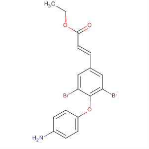 918945-80-9  2-Propenoic acid, 3-[4-(4-aminophenoxy)-3,5-dibromophenyl]-, ethylester, (2E)-