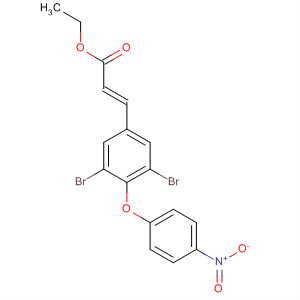 918945-83-2  2-Propenoic acid, 3-[3,5-dibromo-4-(4-nitrophenoxy)phenyl]-, ethylester, (2E)-