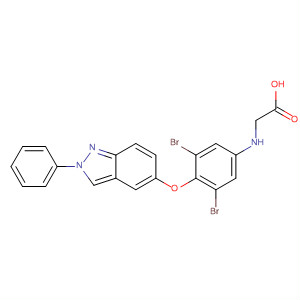 918946-28-8  Glycine, N-[3,5-dibromo-4-[(2-phenyl-2H-indazol-5-yl)oxy]phenyl]-
