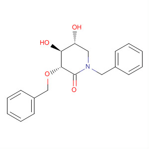 918949-27-6  2-Piperidinone, 4,5-dihydroxy-3-(phenylmethoxy)-1-(phenylmethyl)-,(3R,4S,5R)-