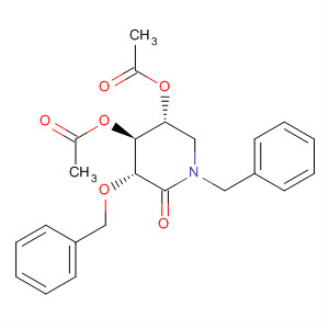 918949-29-8  2-Piperidinone, 4,5-bis(acetyloxy)-3-(phenylmethoxy)-1-(phenylmethyl)-,(3R,4S,5R)-
