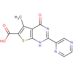 917089-62-4  Thieno[2,3-d]pyrimidine-6-carboxylic acid,1,4-dihydro-5-methyl-4-oxo-2-(2-pyrazinyl)-