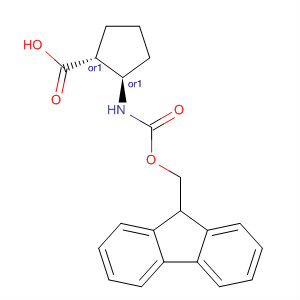 917098-94-3  Cyclopentanecarboxylic acid,2-[[(9H-fluoren-9-ylmethoxy)carbonyl]amino]-, (1R,2R)-rel-