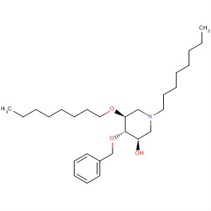 917222-40-3  3-Piperidinol, 1-octyl-5-(octyloxy)-4-(phenylmethoxy)-, (3R,4S,5S)-