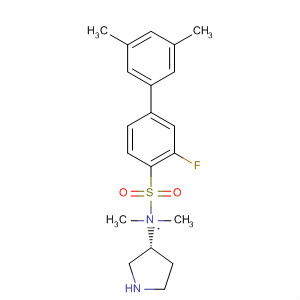 917355-17-0  3-Pyrrolidinamine,1-[(3-fluoro-3',5'-dimethyl[1,1'-biphenyl]-4-yl)sulfonyl]-N,N-dimethyl-,(3R)-
