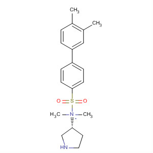 917355-35-2  3-Pyrrolidinamine,1-[(3',4'-dimethyl[1,1'-biphenyl]-4-yl)sulfonyl]-N,N-dimethyl-, (3R)-