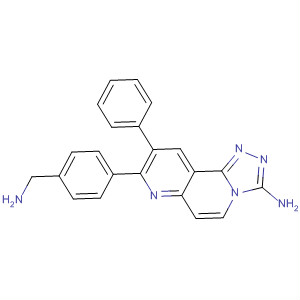 917359-69-4  1,2,4-Triazolo[3,4-f][1,6]naphthyridin-3-amine,8-[4-(aminomethyl)phenyl]-9-phenyl-