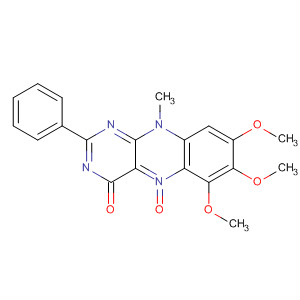 917384-58-8  Benzo[g]pteridin-4(10H)-one, 6,7,8-trimethoxy-10-methyl-2-phenyl-,5-oxide