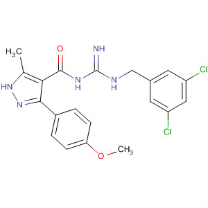 917384-82-8  1H-Pyrazole-4-carboxamide,N-[[[(3,5-dichlorophenyl)methyl]amino]iminomethyl]-3-(4-methoxyphenyl)-5-methyl-