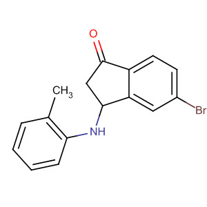 917474-36-3  1H-Inden-1-one, 5-bromo-2,3-dihydro-3-(methylphenylamino)-
