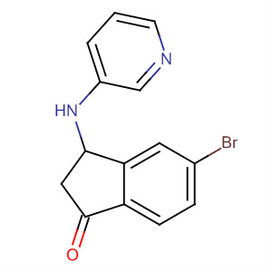 917474-37-4  1H-Inden-1-one, 5-bromo-2,3-dihydro-3-(3-pyridinylamino)-