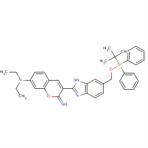 917486-83-0  2H-1-Benzopyran-7-amine,3-[6-[[[(1,1-dimethylethyl)diphenylsilyl]oxy]methyl]-1H-benzimidazol-2-yl]-N,N-diethyl-2-imino-