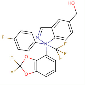 917487-98-0  1H-Indazole-5-methanol,a-(2,2-difluoro-1,3-benzodioxol-4-yl)-1-(4-fluorophenyl)-a-(trifluoromethyl)-