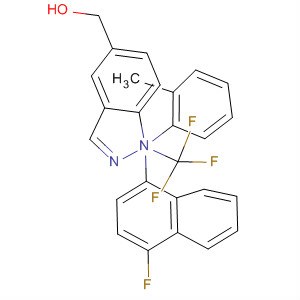 917488-17-6  1H-Indazole-5-methanol,a-(4-fluoro-1-naphthalenyl)-1-(2-methylphenyl)-a-(trifluoromethyl)-