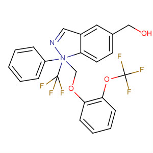 917488-73-4  1H-Indazole-5-methanol,1-phenyl-a-[[2-(trifluoromethoxy)phenoxy]methyl]-a-(trifluoromethyl)-