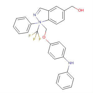 917488-74-5  1H-Indazole-5-methanol,1-phenyl-a-[[4-(phenylamino)phenoxy]methyl]-a-(trifluoromethyl)-