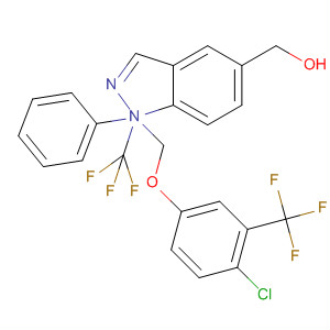 917488-78-9  1H-Indazole-5-methanol,a-[[4-chloro-3-(trifluoromethyl)phenoxy]methyl]-1-phenyl-a-(trifluoromethyl)-