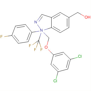 917489-03-3  1H-Indazole-5-methanol,a-[(3,5-dichlorophenoxy)methyl]-1-(4-fluorophenyl)-a-(trifluoromethyl)-