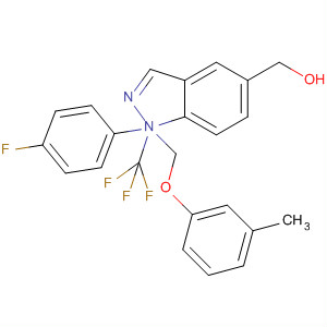 917489-04-4  1H-Indazole-5-methanol,1-(4-fluorophenyl)-a-[(3-methylphenoxy)methyl]-a-(trifluoromethyl)-
