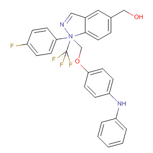 917489-20-4  1H-Indazole-5-methanol,1-(4-fluorophenyl)-a-[[4-(phenylamino)phenoxy]methyl]-a-(trifluoromethyl)-