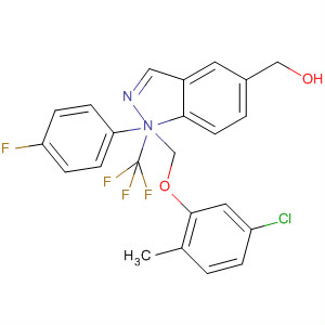 917489-33-9  1H-Indazole-5-methanol,a-[(5-chloro-2-methylphenoxy)methyl]-1-(4-fluorophenyl)-a-(trifluoromethyl)-