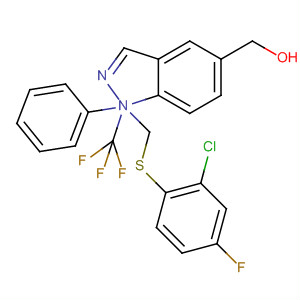 917489-76-0  1H-Indazole-5-methanol,a-[[(2-chloro-4-fluorophenyl)thio]methyl]-1-phenyl-a-(trifluoromethyl)-