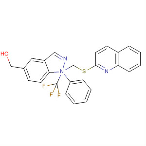917489-80-6  1H-Indazole-5-methanol,1-phenyl-a-[(2-quinolinylthio)methyl]-a-(trifluoromethyl)-