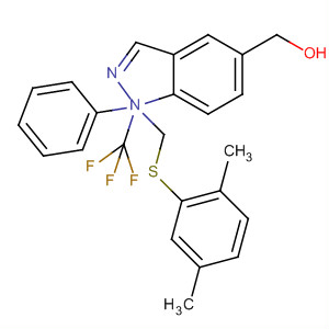 917489-98-6  1H-Indazole-5-methanol,a-[[(2,5-dimethylphenyl)thio]methyl]-1-phenyl-a-(trifluoromethyl)-