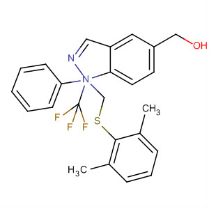 917489-99-7  1H-Indazole-5-methanol,a-[[(2,6-dimethylphenyl)thio]methyl]-1-phenyl-a-(trifluoromethyl)-