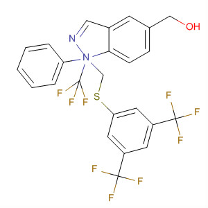 917490-04-1  1H-Indazole-5-methanol,a-[[[3,5-bis(trifluoromethyl)phenyl]thio]methyl]-1-phenyl-a-(trifluoromethyl)-