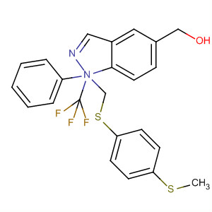 917490-23-4  1H-Indazole-5-methanol,a-[[[4-(methylthio)phenyl]thio]methyl]-1-phenyl-a-(trifluoromethyl)-
