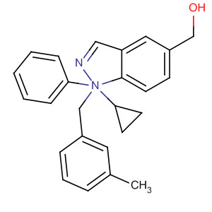 917490-34-7  1H-Indazole-5-methanol,a-cyclopropyl-a-[(3-methylphenyl)methyl]-1-phenyl-