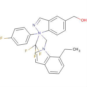 917490-84-7  1H-Indazole-5-methanol,a-[(7-ethyl-1H-indol-1-yl)methyl]-1-(4-fluorophenyl)-a-(trifluoromethyl)-