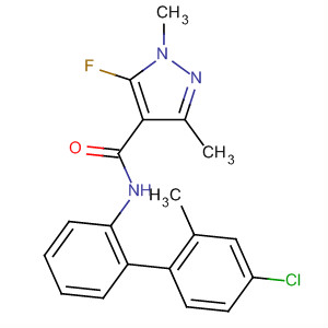 917512-11-9  1H-Pyrazole-4-carboxamide,N-(4'-chloro-2'-methyl[1,1'-biphenyl]-2-yl)-5-fluoro-1,3-dimethyl-