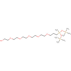 91756-53-5  3,6,9,12,15,20-Hexaoxa-19,21-disiladocosan-1-ol,19,21,21-trimethyl-19-[(trimethylsilyl)oxy]-