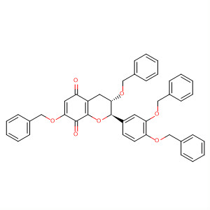 917567-20-5  2H-1-Benzopyran-5,8-dione,2-[3,4-bis(phenylmethoxy)phenyl]-3,4-dihydro-3,7-bis(phenylmethoxy)-,(2R,3S)-
