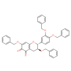 917567-21-6  2H-1-Benzopyran-5,6-dione,2-[3,4-bis(phenylmethoxy)phenyl]-3,4-dihydro-3,7-bis(phenylmethoxy)-,(2R,3S)-