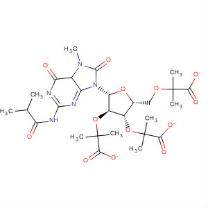 917567-88-5  Guanosine, 7,8-dihydro-7-methyl-N-(2-methyl-1-oxopropyl)-8-oxo-,2',3',5'-tris(2-methylpropanoate)