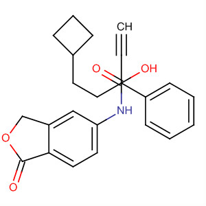 917575-02-1  Cyclobutanepropanamide,N-(1,3-dihydro-1-oxo-5-isobenzofuranyl)-a-ethynyl-a-hydroxy-1-phenyl-