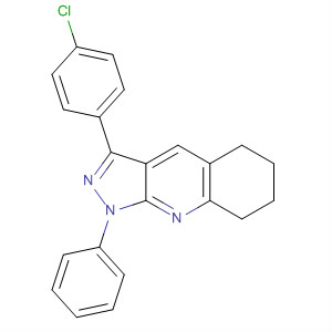 917593-92-1  1H-Pyrazolo[3,4-b]quinoline,3-(4-chlorophenyl)-5,6,7,8-tetrahydro-1-phenyl-