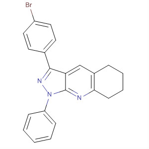 917593-93-2  1H-Pyrazolo[3,4-b]quinoline,3-(4-bromophenyl)-5,6,7,8-tetrahydro-1-phenyl-