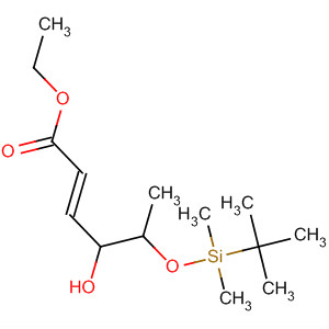 917595-97-2  2-Hexenoic acid, 5-[[(1,1-dimethylethyl)dimethylsilyl]oxy]-4-hydroxy-,ethyl ester, (2E,4S,5R)-