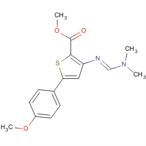 917597-47-8  2-Thiophenecarboxylic acid,3-[(E)-((dimethylamino)methylene)amino]-5-(4-methoxyphenyl)-, methylester