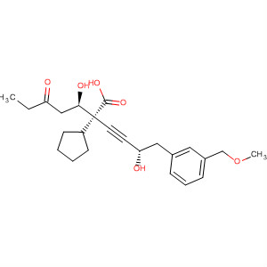 917599-94-1  Cyclopentaneheptanoic acid,3-hydroxy-2-[(3S)-3-hydroxy-4-[3-(methoxymethyl)phenyl]-1-butyn-1-yl]-5-oxo-, (1R,2S,3R)-
