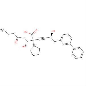 917599-96-3  Cyclopentaneoctanoic acid,2-[(3S)-4-[1,1'-biphenyl]-3-yl-3-hydroxy-1-butyn-1-yl]-3-hydroxy-5-oxo-,(1R,2S,3R)-