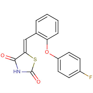 917602-16-5  2,4-Thiazolidinedione, 5-[[2-(4-fluorophenoxy)phenyl]methylene]-, (5Z)-