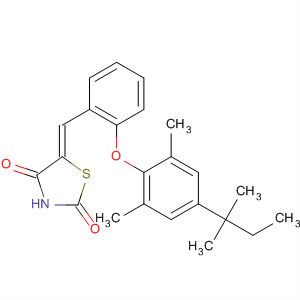917602-22-3  2,4-Thiazolidinedione,5-[[2-[4-(1,1-dimethylpropyl)-2,6-dimethylphenoxy]phenyl]methylene]-,(5Z)-
