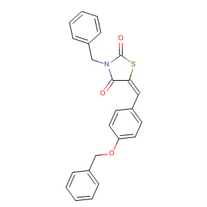 917602-23-4  2,4-Thiazolidinedione,5-[[4-(phenylmethoxy)phenyl]methylene]-3-(phenylmethyl)-, (5E)-