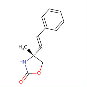 917603-80-6  2-Oxazolidinone, 4-methyl-4-[(1E)-2-phenylethenyl]-, (4R)-