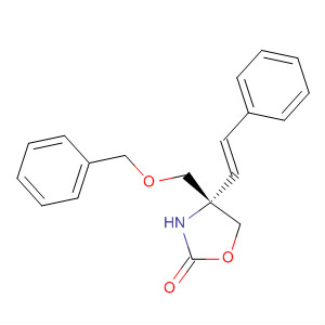 917603-81-7  2-Oxazolidinone, 4-[(1E)-2-phenylethenyl]-4-[(phenylmethoxy)methyl]-,(4S)-